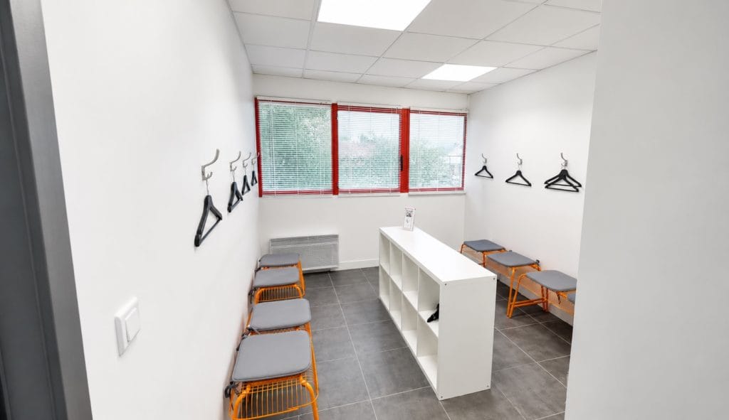 Vestiaire du haut